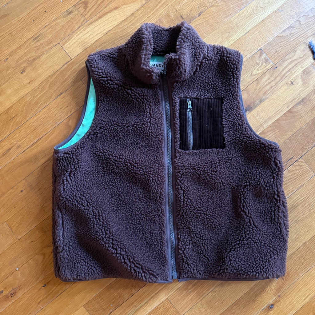 Sandy Liang Brown Kenmore Vest